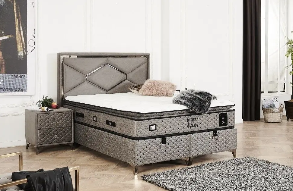 Lit coffre Imuno + Matelas 37 cm