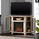 Meuble TV WALKER EDISON Cheminée électrique chauffant