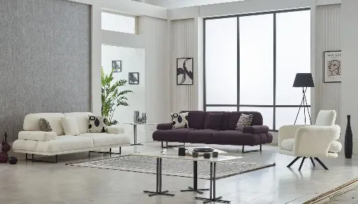 Canapé BORDEAUX ensemble 3 sofa