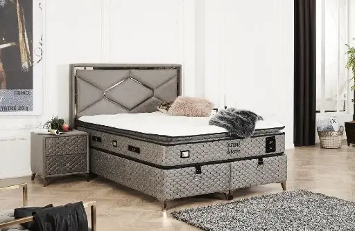 Lit coffre Imuno + Matelas 37 cm